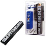 Hub USB 10-porturi 2.0 cu alimentare, Logilink