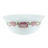 Set 3 Boluri Mari Salata Opal Alb Model Bujori 24cm V240/400 DNC42487