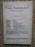 VIATA ROMANEASCA 1938 ANUL XXX NR 7-IULIE