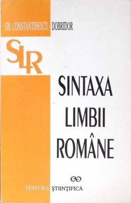 SINTAXA LIMBII ROMANE-GH. CONSTANTINESCU DOBRIDOR-281778 foto