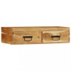 VidaXL Dulap TV montat pe perete 80x30x19 cm, lemn masiv reciclat