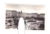 CP Cluj - Grupul statuar Matei Corvin, ocupatia maghiara, animata, circulata 1942, stare buna, Fotografie, Cluj Napoca