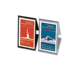 Straifuri pentru timbre SAFE Tabs negre - 200 x 74 mm (7 buc)