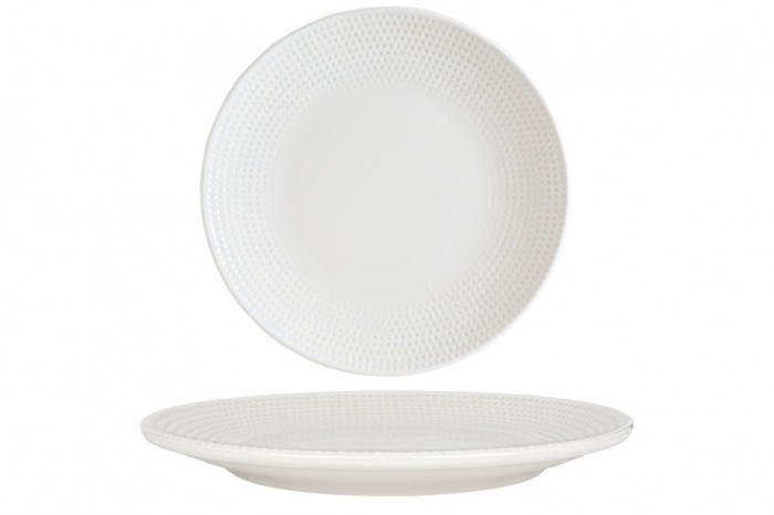 Bonna Farfurie pentru Desert - Pure Dot - Por&Aring;&pound;elan - 21 cm - set de 6