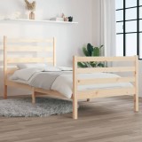 vidaXL Cadru de pat, 90x200 cm, lemn masiv de pin