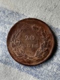 MONEDA 20 REIS 1891 PORTUGALIA, Europa