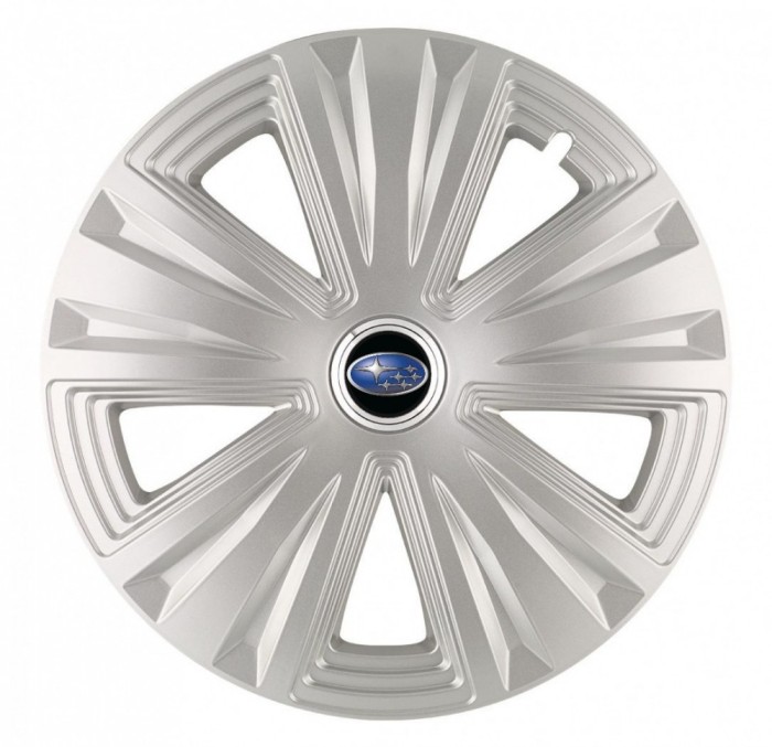 Set 4 Capace Roti, potrivite jantelor de R16, pentru Subaru, model glory Gri