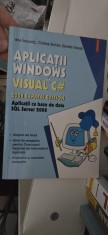 ana intuneric cristina sichim daniela tarasa aplicatii windows in visual c#