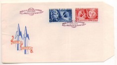 1963 Romania FDC Cosmonautica Vostok 5 si 6 LP 563