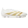 Ghete Fotbal Barbati Adidas Predator League FG Alb, Teren Ferm, Hybridfeel, Controlplate 2.0, Aderenta Maxima