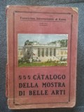 Esposizione Internazionale di Roma 1911: catalogo della Mostra di Belle Arti