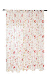 Cumpara ieftin Perdea cu rejansa Flora, Imagine Living Textiles, Batist, 300x245 cm, Rosu