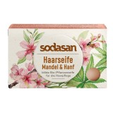 Sapun pentru par cu migdale si canepa, Sodasan