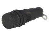 Clemă Siguranțe 10A Panou Neagră 6,3x32mm