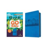 NLT Go Bible for Kids (Leatherlike, Blue Mountains): A Life-Changing Bible for Kids