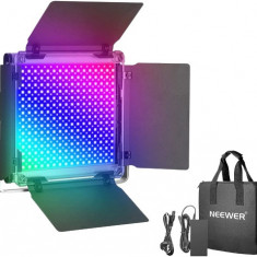 Panou Neweer RGB LED,fara trepied inclus,cabluri alimentare,gentuta transport