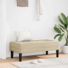 VidaXL bancă Crem 113 x 57 x 39 cm țesătură 42001941
