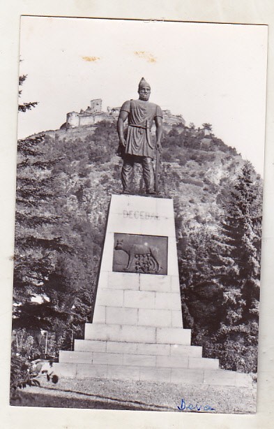 bnk cp Deva - Statuia lui Decebal - uzata