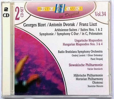 2CD compilație - Prestige Classics in Digital: Vol. 34 (Bizet/Dvorak/Liszt) foto