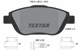 TEXTAR 2488301 Q+ set placute frana,frana disc