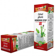 Extract gliceric Hemoroid stop, 50ml, AdNatura