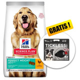Cumpara ieftin Hill&amp;#039;s Science Plan Canine Adult Perfect Weight Large Chicken 12 kg + Tickless Pet GRATUIT, Hill&#039;s