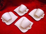SET CAFEA CESTI CU FARFURII PORTELAN VERSO GERMANIA DESIGN LA MUSICA
