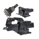 Menghina din fonta rotativa de banc, 200 mm, Black