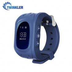 Ceas Smartwatch Pentru Copii Twinkler TKY-Q50 cu Functie Telefon, Localizare GPS, SOS - Albastru, Cartela SIM Cadou foto