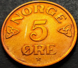 Moneda 5 ORE - NORVEGIA, anul 1955 *cod 571 = stare excelenta!, Europa