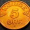 Moneda 5 ORE - NORVEGIA, anul 1955 *cod 571 = stare excelenta!