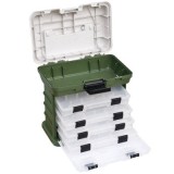 Cutie pescar Baracuda A013, 235x150x255 mm , albastru/alb