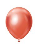 Set 10 baloane chrome ROSU 30 cm