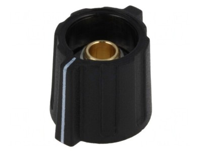 Buton rotativ indicator ABS 6mm negru foto