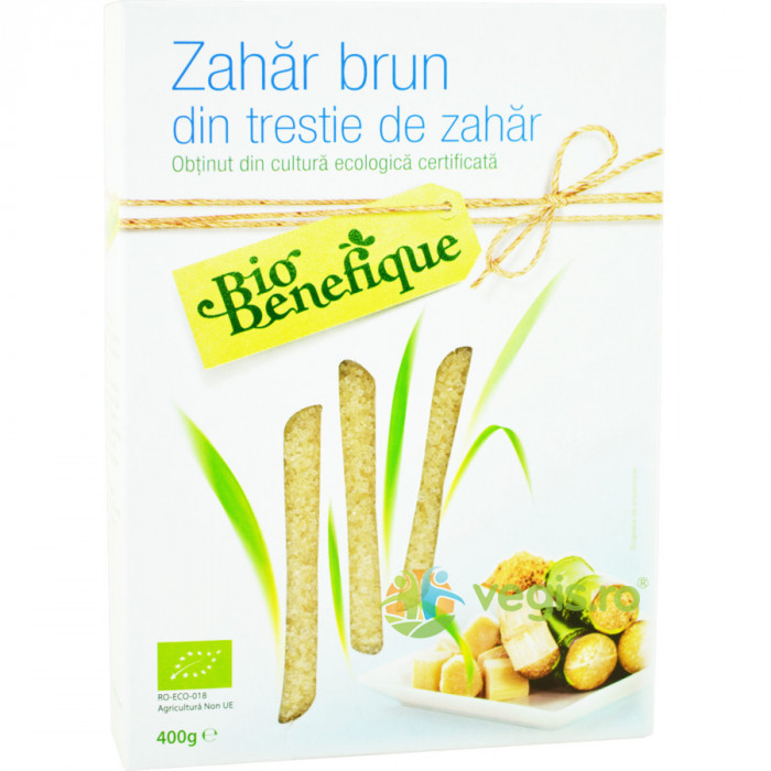 Zahar Brun din Trestie de Zahar Ecologic/Bio 400g