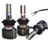 Kit leduri CANBUS pentru inlocuire xenon d1s d2s d3s d4s , 90w alb 6000k