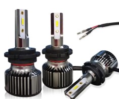Kit leduri CANBUS pentru inlocuire xenon d1s d2s d3s d4s , 90w alb 6000k