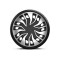 Set capace roti camion 15` Silver-Black Fast Van 4buc