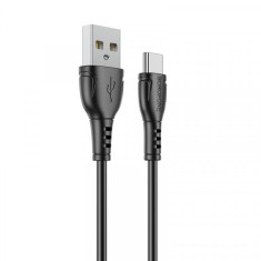 Cablu Date si Incarcare USB-A - USB-C Borofone BX51 Triumph MP, 18W, 1m, Negru foto