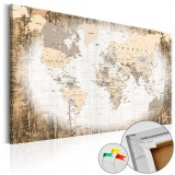 Cumpara ieftin Tablou din plută - Enclave of the World [Cork Map] 120x80 cm