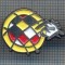 AX 984 INSIGNA - FEDERATIA REGALA SPANIOLA DE FOTBAL -PENTRU COLECTIONARI