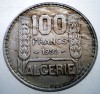 7.371 ALGERIA OCUPATIE FRANCEZA 100 FRANCS FRANCI 1952, Africa, Cupru-Nichel