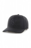 47brand șapcă MLB New York Yankees culoarea negru, cu imprimeu B-CLZOE17WBP-BKA, 47 Brand