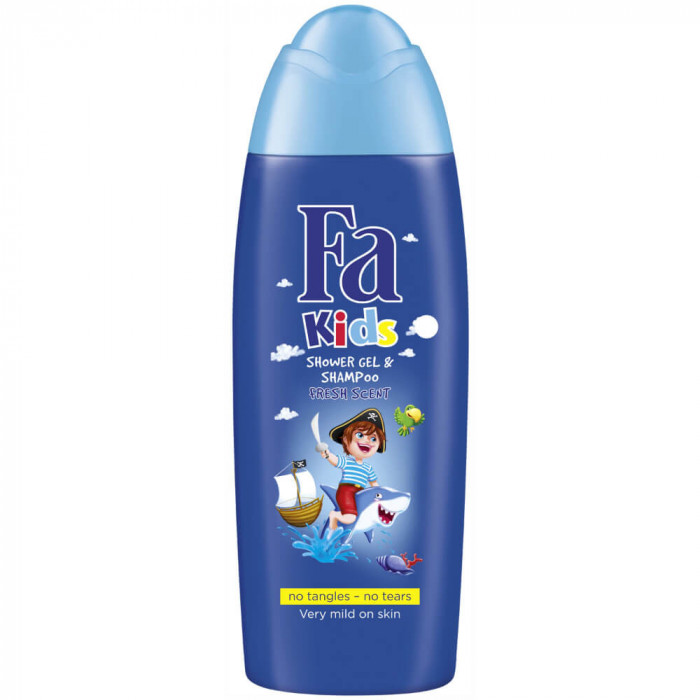 Gel de Dus FA Kids Pirate, 250 ml, Gel de Dus Copii, Gel de Dus pentru Copii, Gel de Dus Copii FA, Gel de Dus FA, Gel Dus Copii Natural