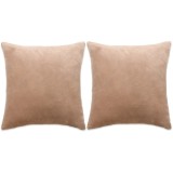 Cumpara ieftin Set perne decorative, 2 buc., bej, 60x60 cm, textil