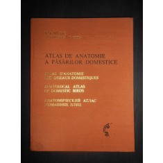 V. Ghetie - Atlas de anatomie a pasarilor domestice (1976, editie cartonata)