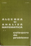 ALGEBRA SI ANALIZA MATEMATICA.Culegere de probleme-Flondor,Donciu,T.GRATUIT foto