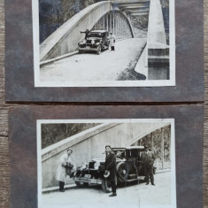 Automobil de epoca, perioada interbelica, numere Bucuresti// lot 2 fotografii