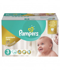 Scutece Premium Care Mega Box 3 Midi 5-9kg Pampers 120 buc foto