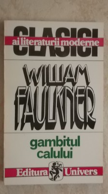 William Faulkner - Gambitul calului (vezi detalii pentru livrare) foto